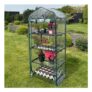 Large Four Tier Mini Greenhouse with Heavy Duty Clear Cover