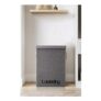 Large Grey Linen Laundry Baskets Washing Clothes Storage Folding Basket Hamper