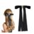 Large Magnetic Hair Bow Clip, 2-in-1 Design (Black)