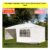 Large White Gazebo .