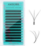 Lash Extensions Cashmere Volume Lash Extensions,6DW Premade Eyelashes Rapid Blooming Volume Eyelash Extension Mixed Tray/Single Length C D Curl for Lash Technicians(11mm)