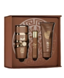 Lattafa Asad Bourbon 100ml EDP Spray 12ml EDP Travel Spray 100ml Shower Gel Gift Set ( inspired by Azzaro The Most Wanted) – with code