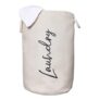 Laundry Script Natural Basket