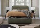 Laurent End Ottoman Double Bed Frame – Forest Green