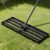 Lawn Leveling Rake 76cm – Adjustable 119-196cm Handle, 180 Rotating Head, Heavy-Duty Steel for Lawns, Golf & Driveways