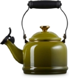 Le Creuset Enamel On Steel Demi Tea Kettle, 1.25 qt., Olive