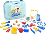 Learning Resources Pretend & Play Doctors Set – Multi-Coloured Complete Toy Dr Medical Kit for Kids