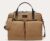 Leather-Trim Canvas Commuter Bag