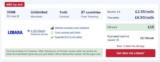 Lebara – 35GB Data, Unlimited Texts & Calls – £2.55 a month for 8 months, £6.90 after plus free £15 voucher.