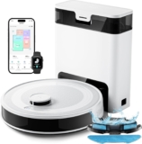 Lefant M2 Pro Robot Vacuum Cleaner with Mop 90-Day Bagless Self-Emptying, 6000Pa Suction with Carpet Auto-Boost, dToF LiDAR Navigation, 2-in-1 Sweep & Mop, Ideal for Hard Floors & Carpets