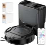 Lefant M210 PLUS Robot Vacuum and Mop, 6000Pa Suction, 75-Day Self-Emptying