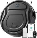 Lefant M210 Pro Robot Vacuum Cleaner, 4000Pa Strong Suction, Featured Small Robot 7.8cm Thin 28cm DIA, Robotic Vacuum Alexa Voice Control Self-Charging Ideal for Pet Hair Hard Floor, Black