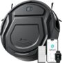 Lefant M210 Pro Robot Vacuum Cleaner, 4000Pa Strong Suction, Featured Small Robot 7.8cm Thin 28cm DIA, Robotic Vacuum Alexa Voice Control Self-Charging Ideal for Pet Hair Hard Floor, Black