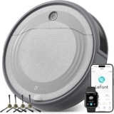 Lefant M310 Robot Vacuum Cleaner,4500Pa Strong Suction,180 Min,7.9 cm Thin, Automatic Self-Charging Small Robotic Vacuum, 2.4G Wi-Fi/App/Alexa Control,Anti-Tangle Design,Ideal for Pet Hair Hard Floor