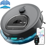 Lefant M330 Pro Robot Vacuum with Mop, 5000Pa, dToF Laser Navigation, 190 Obstacle Detection, Wi-Fi/Alexa Control, 150 Min Runtime, for Pet Hair, Light Grey