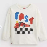 Lego Racing Graphic 100% Cotton Long Sleeve T-Shirt (Ages 1-7 Years) – Free Click & Collect