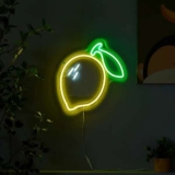 Lemon Neon Yellow & Green Plug-in LED Wall light – Free C&C