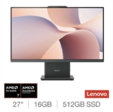 Lenovo IdeaCentre, AMD Ryzen 7, 16GB, 512GB SSD, 27 inch All In One Desktop PC
