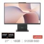 Lenovo IdeaCentre, AMD Ryzen 7, 16GB, 512GB SSD, 27 inch All In One Desktop PC