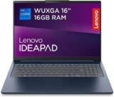 Lenovo IdeaPad Slim 5 16 inch WUXGA 1200p Laptop Intel Core i5-13420H 16GB RAM 1TB SSD Windows 11 Home Cosmic Blue
