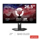 Lenovo Legion 27Q-10 67E1GAC1UK 27 Inch 240Hz QHD QD-OLED Gaming Monitor