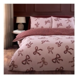 Leopard Print Bow Duvet Set – Double