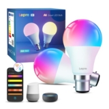 Lepro Bayonet Colour Changing Smart Bulb B22, 2pcs