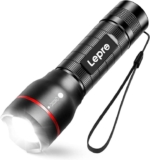 Lepro Camping Torch Battery Powered, Small Handheld Flashlight,Pocket Sized Zoomable – Sold by Lepro UK / FBA