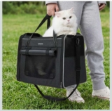 Lesure Foldable Cat Carrier for Travel, Black – Sold by Bedsure Comfy Pet / FBA – Prime Day Deal
