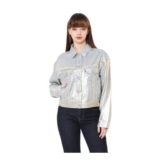 Levis Womens Levis Shrunken No Pleat Optical Denim Jacket