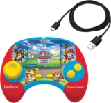 Lexibook, Paw Patrol, Power Console, Bilingual educational game console with 100 activities, English/French, Blue/red, JCG100PAi1LXB