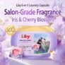 Liby Perfume Legend Laundry Pods – Florentine Iris or Victoria Orange Blossom, 6-in-1, 42 Pods
