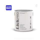 LickPro 2.5Ltr White Matt Interior & Exterior Multi Surface Primer Undercoat