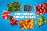 Lidl Super 6: Carrots 29p, British Radish 39p, Red Onions 69p, Mushrooms 89p, Conference Pears £1.09 and Chillies 39p