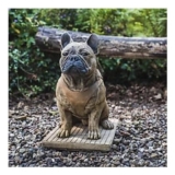 Life-Size French Bulldog Statue With Free P&P