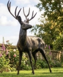 Life Size Ryder Deer Sculpture – Facing Left