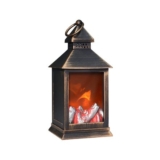 Lifeideas LED Fireplace Lantern Fire Flame Light Home Decor