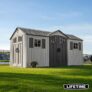 Lifetime 15ft x 8ft (4.5 x 2.5m) Dual Entry Outdoor Storage Shed – Model 60410 With Discount At Checkout