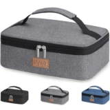 Lifewit Insulated Lunch Bag for Men Women, Thermal Lunch Box Adults, Small Cool Bag Lunch Pail, Grey, 4L