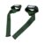Lifting Straps, Green, Premium Cotton Neoprene Padding, Rubber Grip