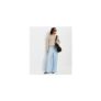 Light Blue Crinkle Wide Leg Trousers