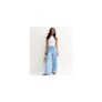 Light Blue Drawstring Wide Leg Trousers UK 16 Only