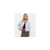 Light Blue Flap Pocket Cotton Shacket