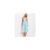 Light Blue Sparkly Floral Jacquard Midi Dress