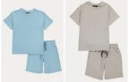 Light Blue / Taupe T-Shirt and Shorts Outfit Size 1.5-16 Years (£1.60 with George rewards) Free C&C