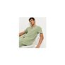 Light Green Short Sleeve Regular Crinkle Shirt