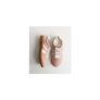 Light Pink Faux Suede Side Stripe Trainers