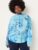 Light Sky Tie Dye Blue Long Sleeve Hoodie Size M – Free C&C