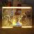 Light Up Acrylic LED Drawing,QIANSSE Board for Children Doodle Glow Board with 10 Markers 30x20cm Glowing Dry Erase Board Stand for Kids