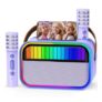 Lightning Deal-Ankuka Karaoke Machine for Kids and Adults, 2 Mics